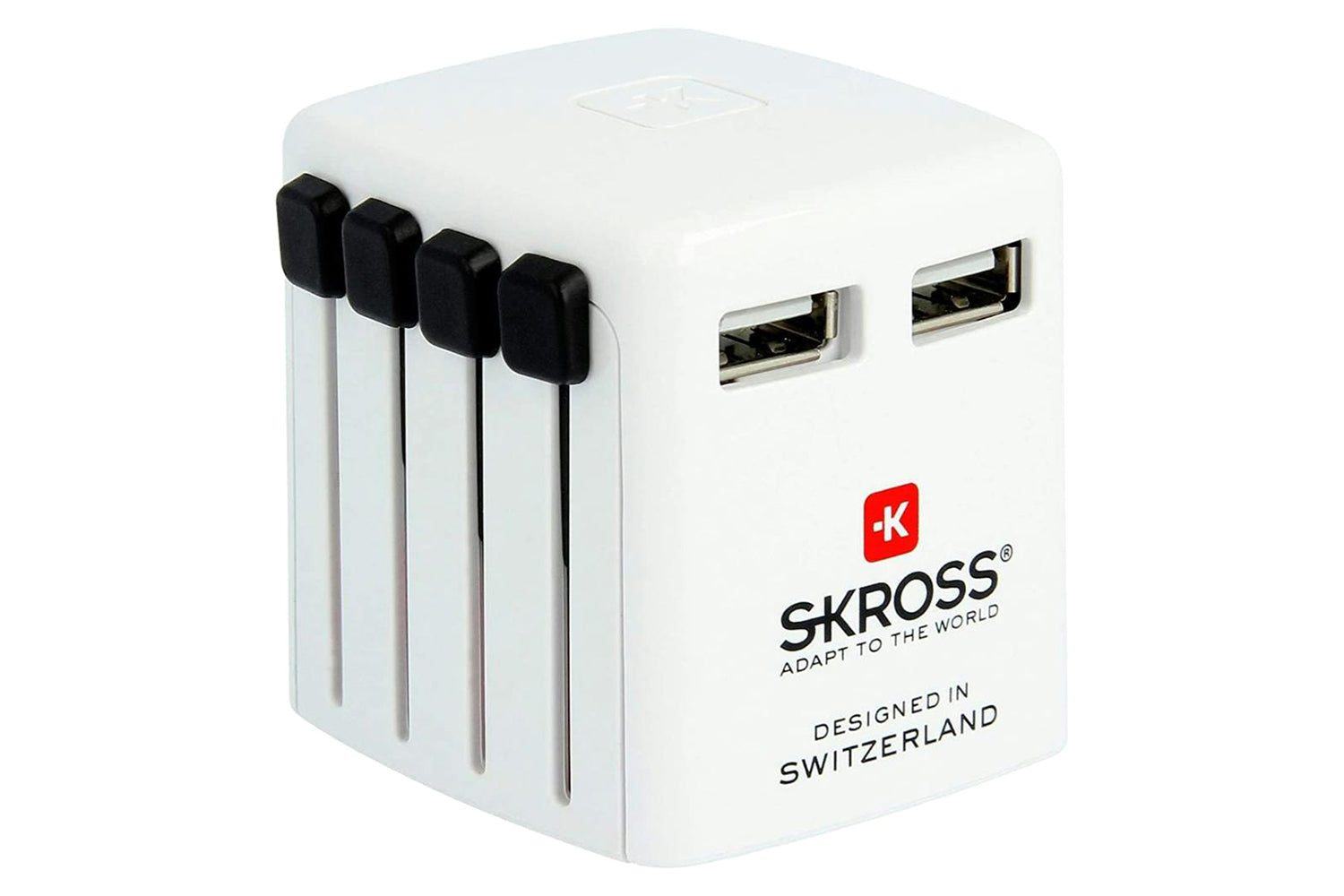 Skross 2 x USB-A World USB Charger | White-2