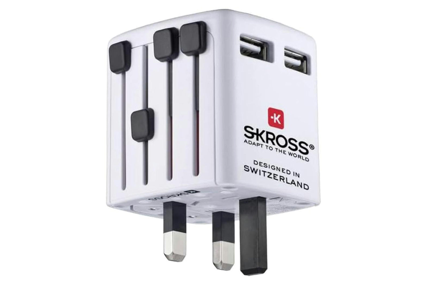 Skross 2 x USB-A World USB Charger | White-8