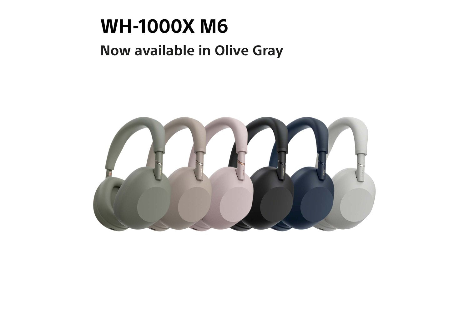 Sony WH-1000XM6 Wireless Noise Cancelling Over Ear Headphones | Olive Grey-9