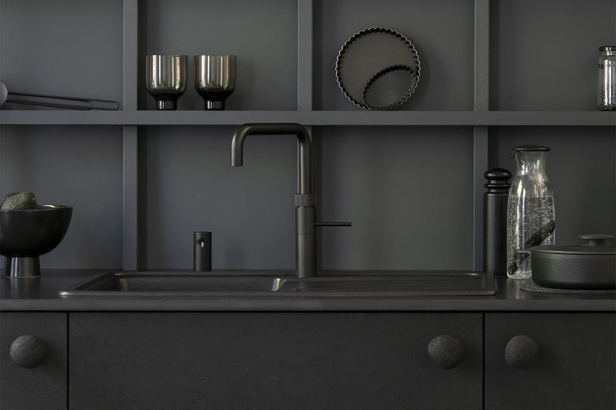 Quooker Fusion Square Tap | Black | FNSBLK-7