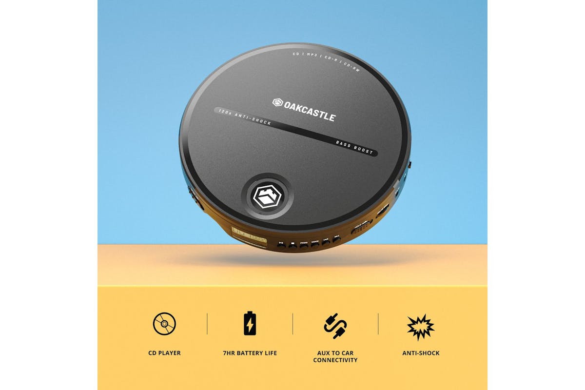 Majority Audio | Oakcastle CD10 | Portable CD Player-3