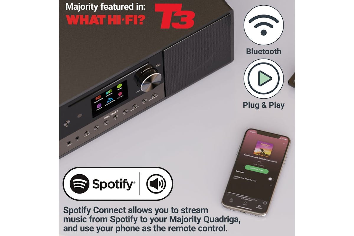 Majority Quadriga All-in-One Music System Radio | 1000002837-4