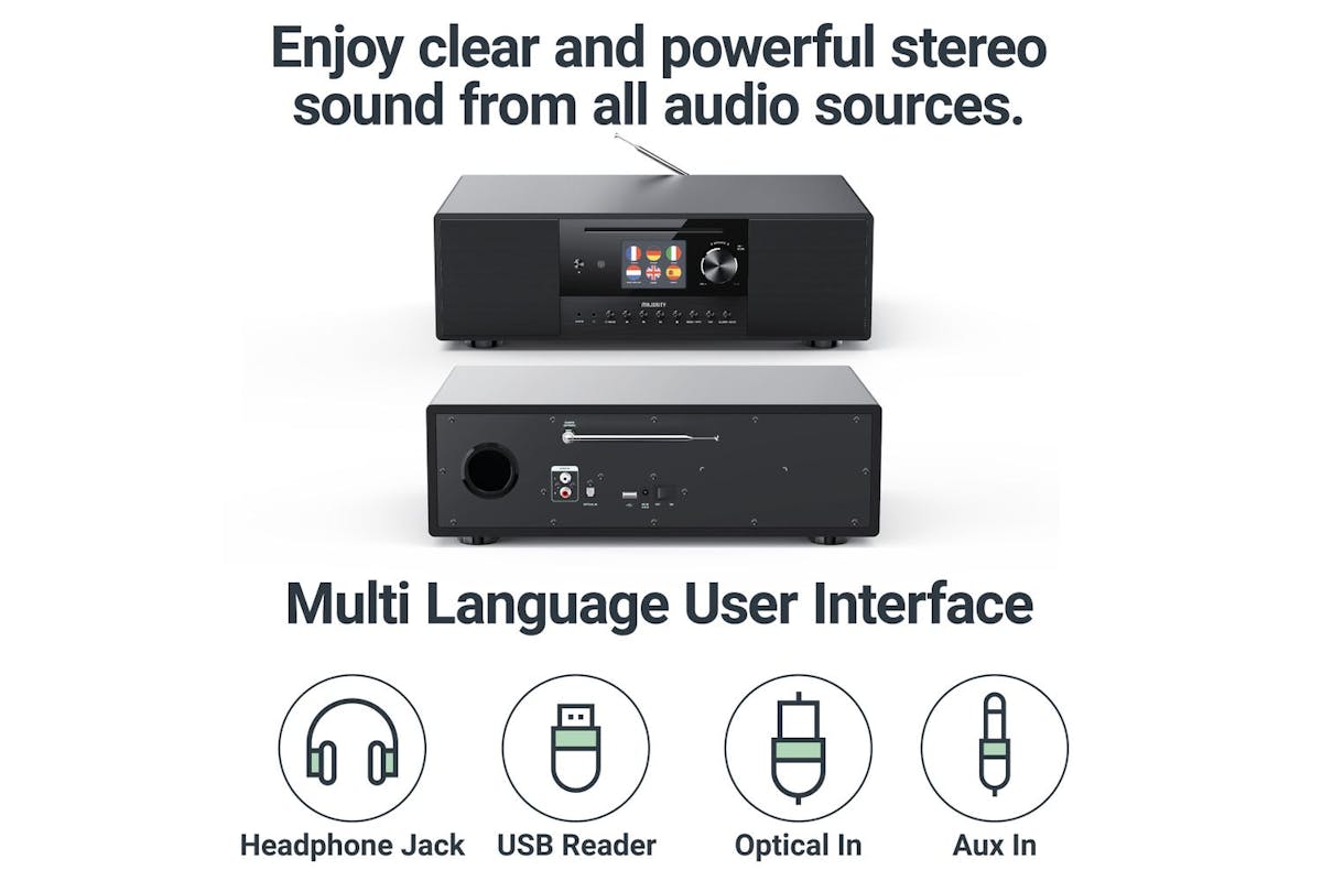 Majority Quadriga All-in-One Music System Radio | 1000002837-6
