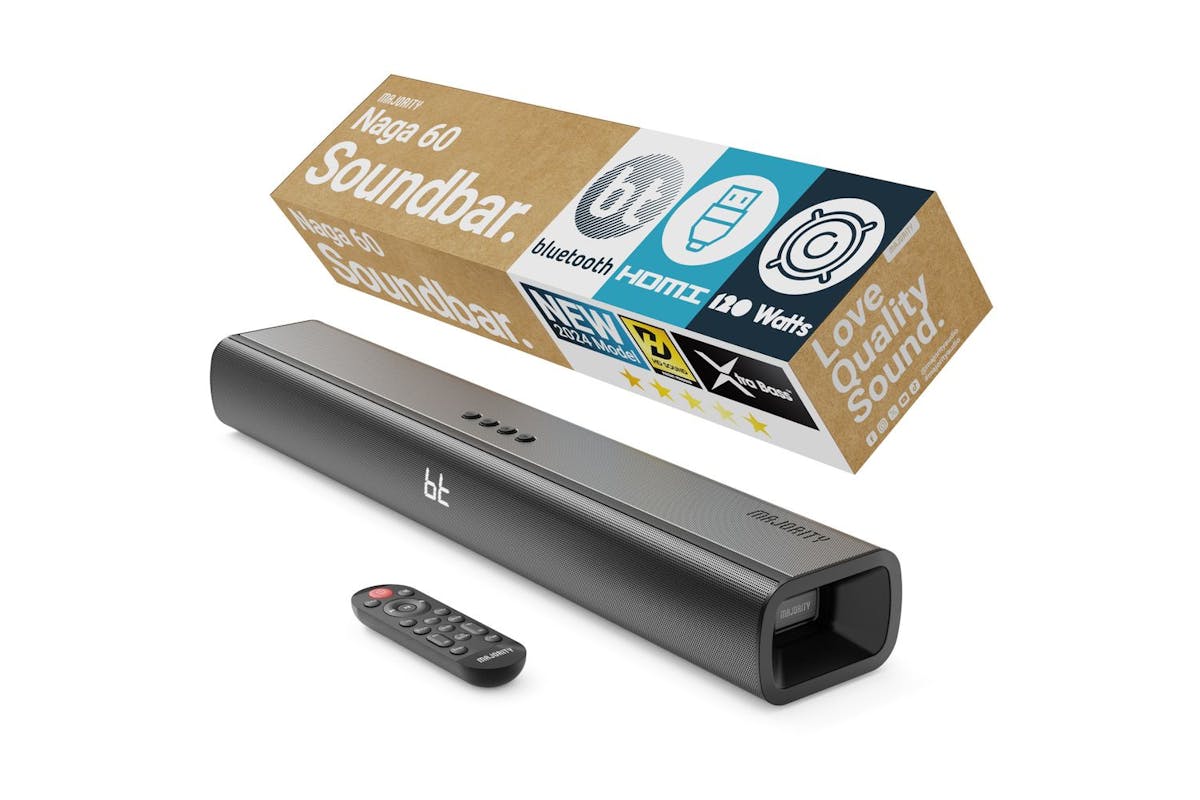 Majority Naga 60 | 2.1 Bluetooth Soundbar | 120 Watts-2