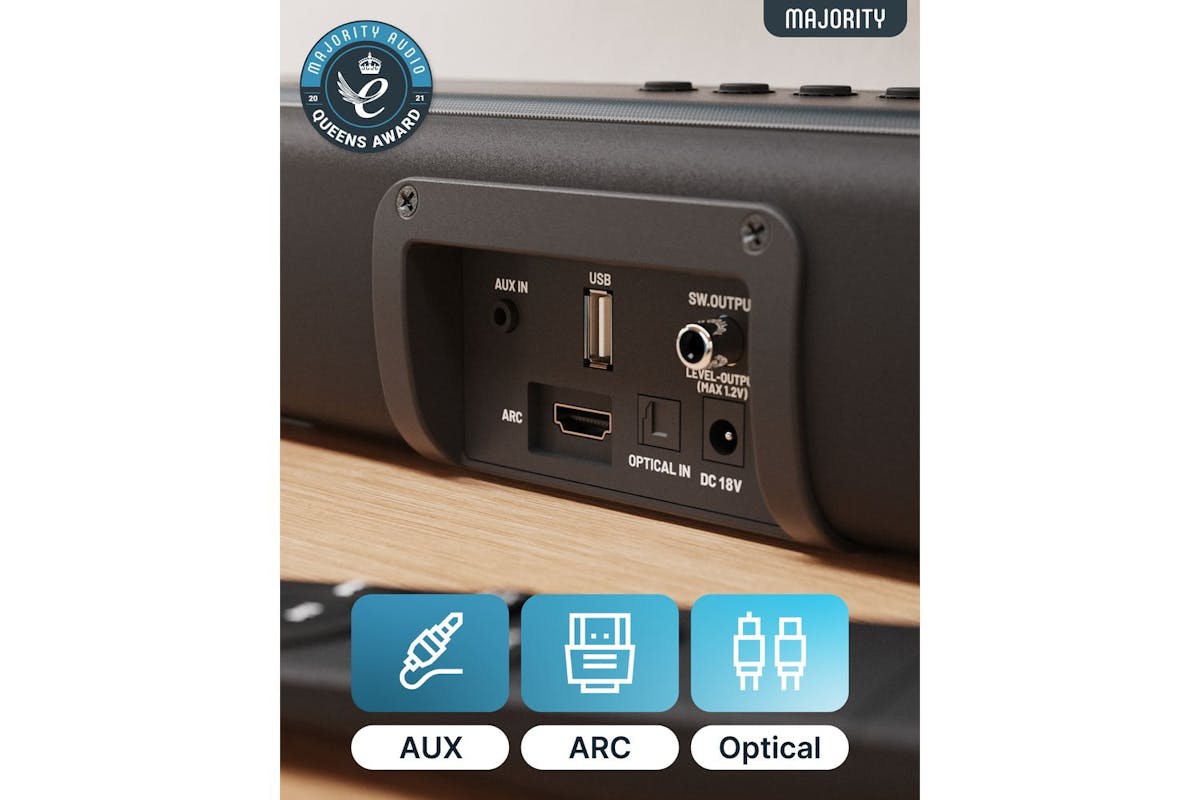 Majority Naga 40 2.1 | Bluetooth Soundbar | 70w-3