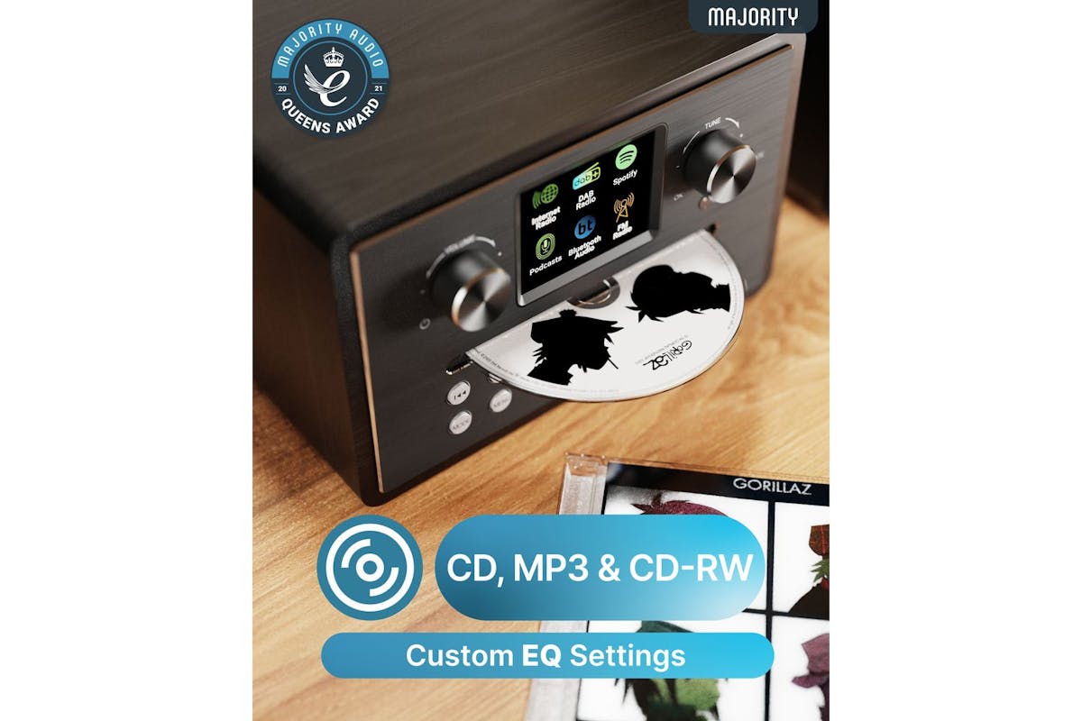 Majority Homerton Internet Radio Hi-Fi System | 1000003061-3