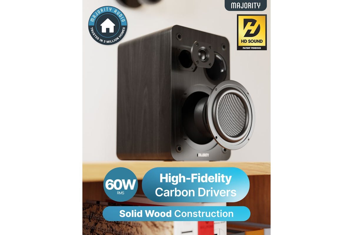 Majority Homerton Internet Radio Hi-Fi System | 1000003061-4