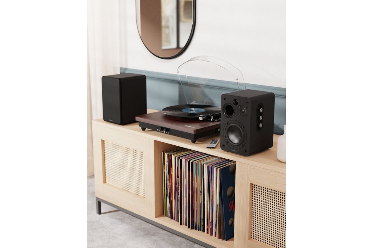Majority D70x Passive Black Bookshelf Speakers-2