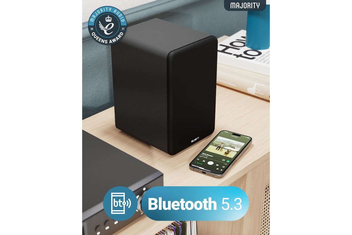 Majority D70x Passive Black Bookshelf Speakers-7