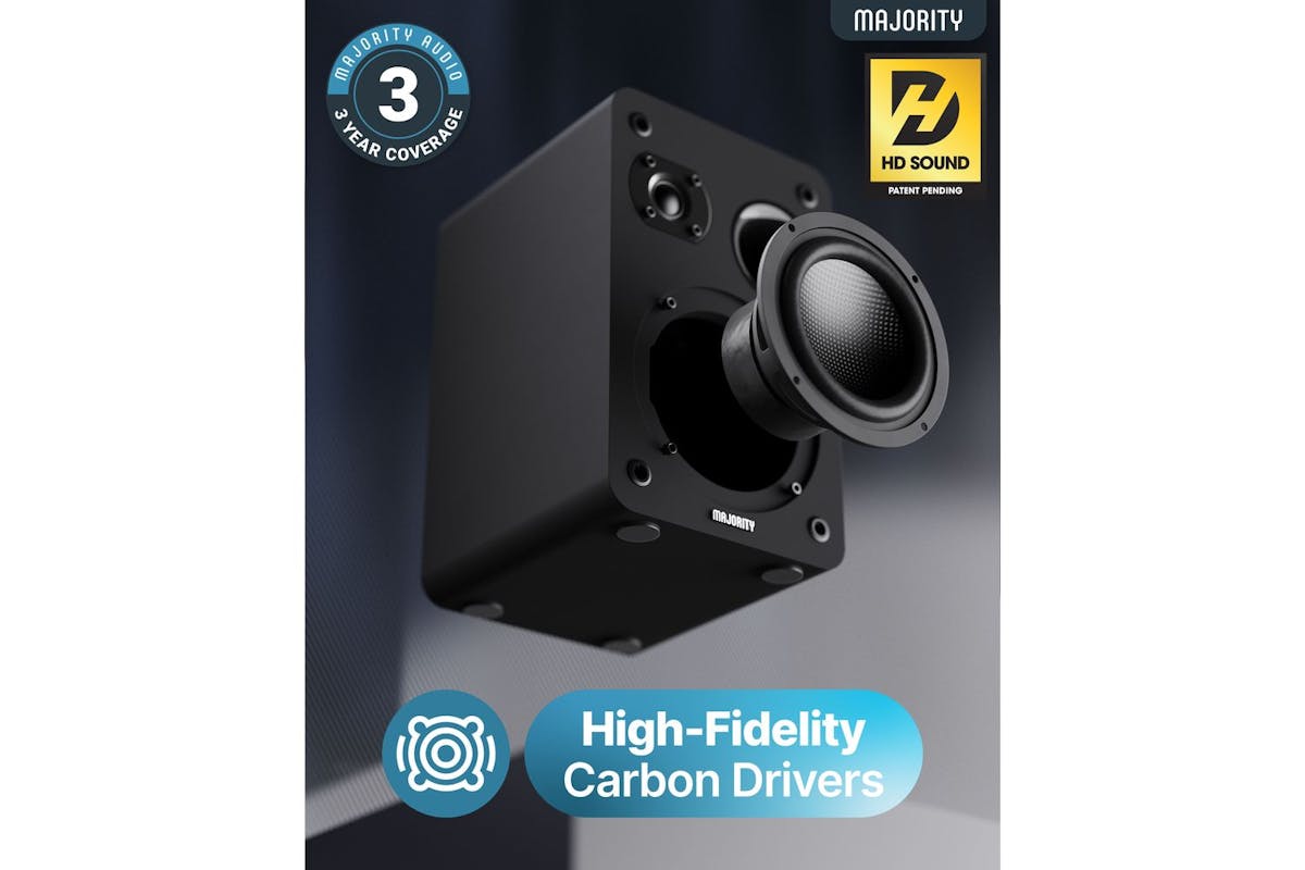 Majority D70x Passive Bookshelf Speakers-6