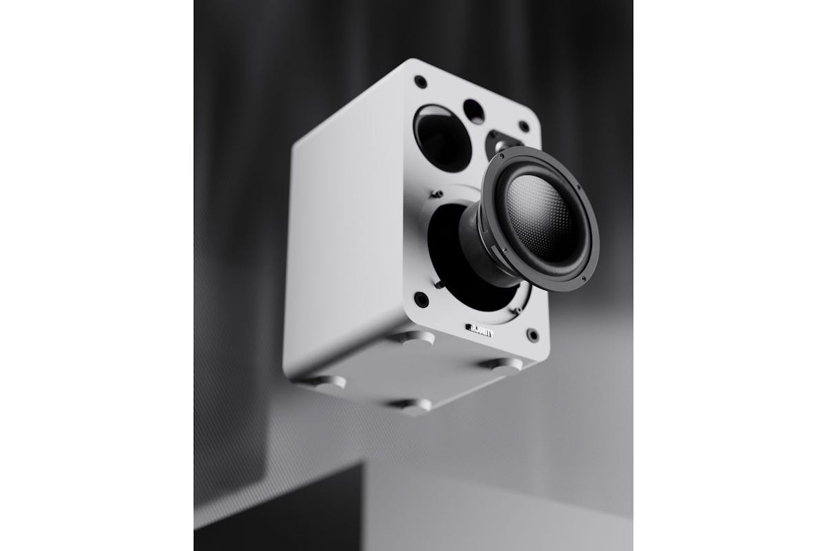 Majority D70x Active Bluetooth Bookshelf Speakers - White-3