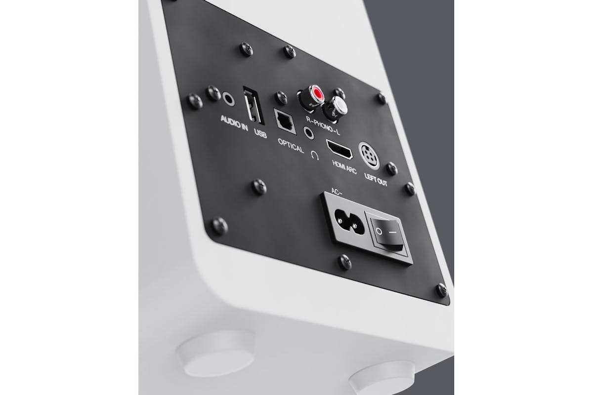 Majority D70x Active Bluetooth Bookshelf Speakers - White-4