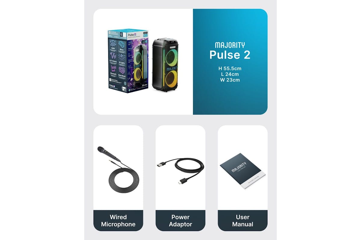 Majority Pulse P2 Party Speaker | 1000003090-6