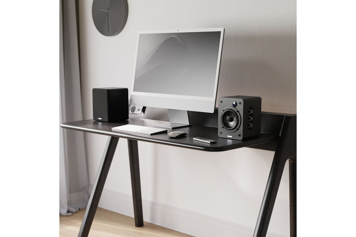 Majority D50x Black Bluetooth Bookshelf Speakers-2