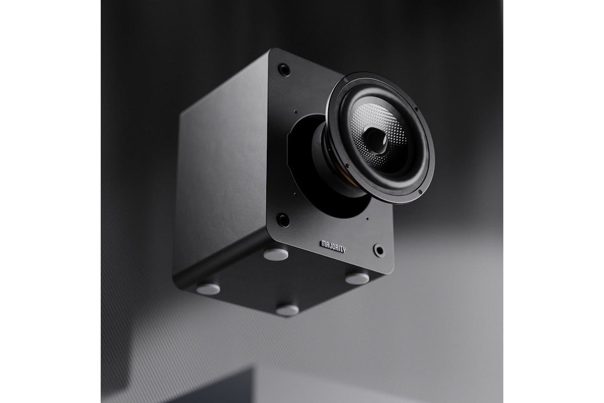 Majority D50x Black Bluetooth Bookshelf Speakers-3