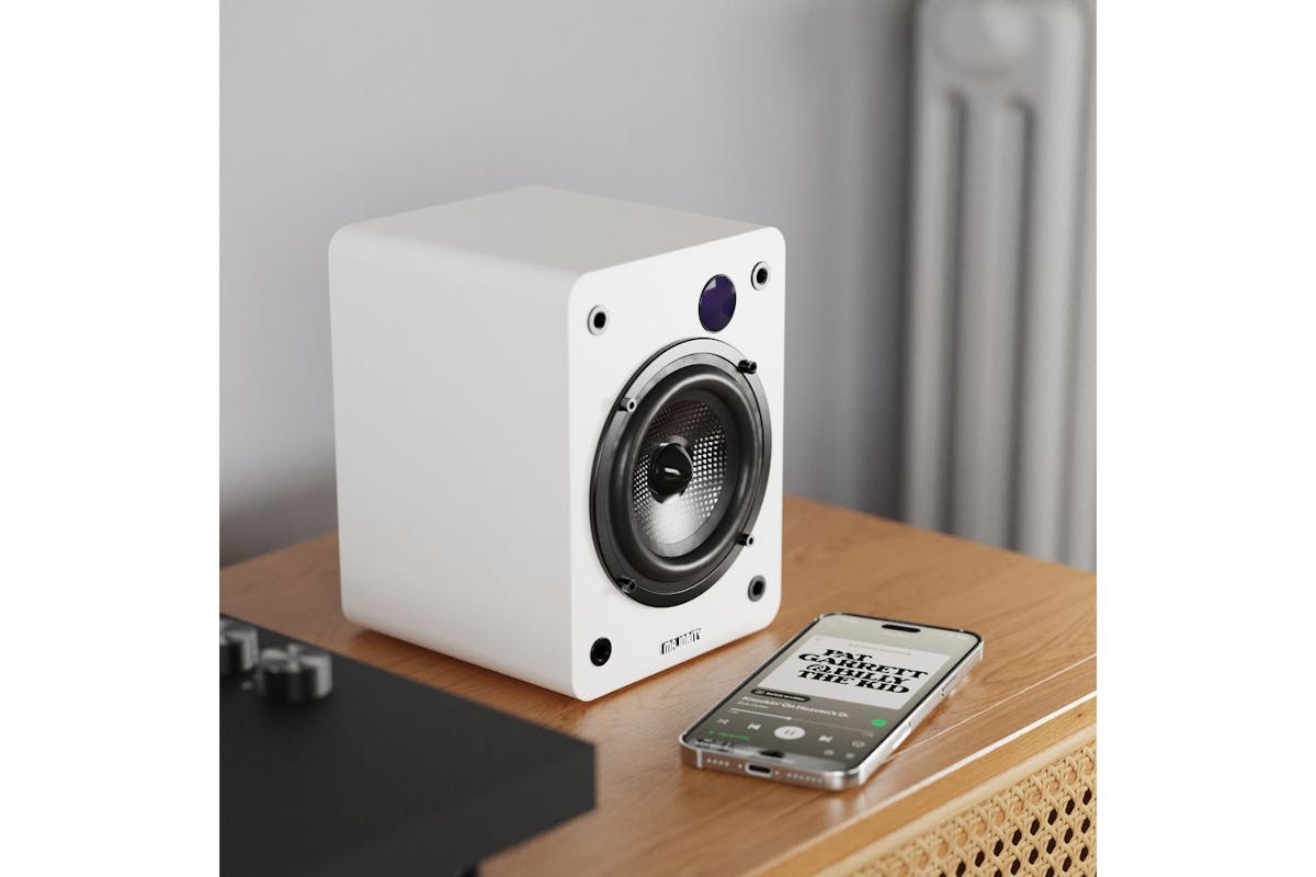Majority D50x White Bluetooth Bookshelf Speakers-4