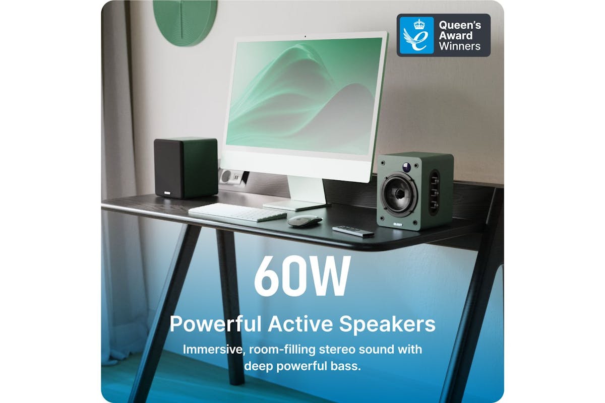 Majority D50x Bluetooth Bookshelf Speakers-6