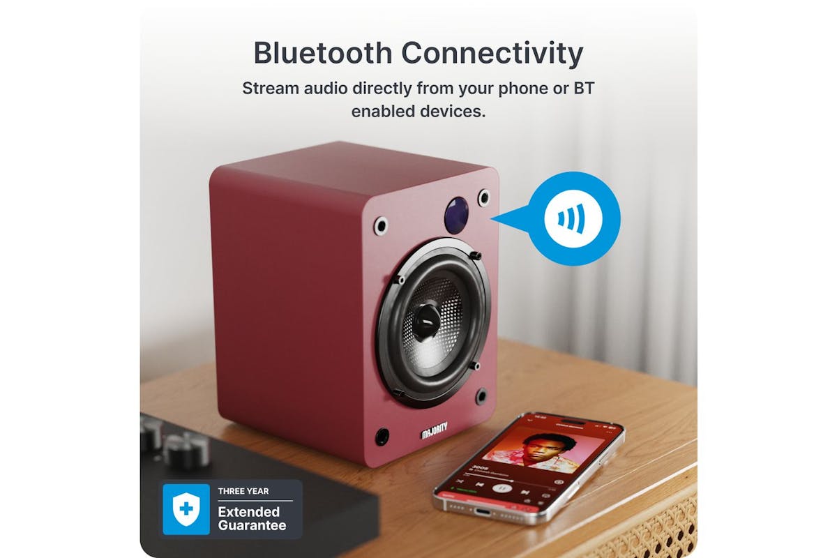 Majority D50x Bluetooth Bookshelf Speakers-8