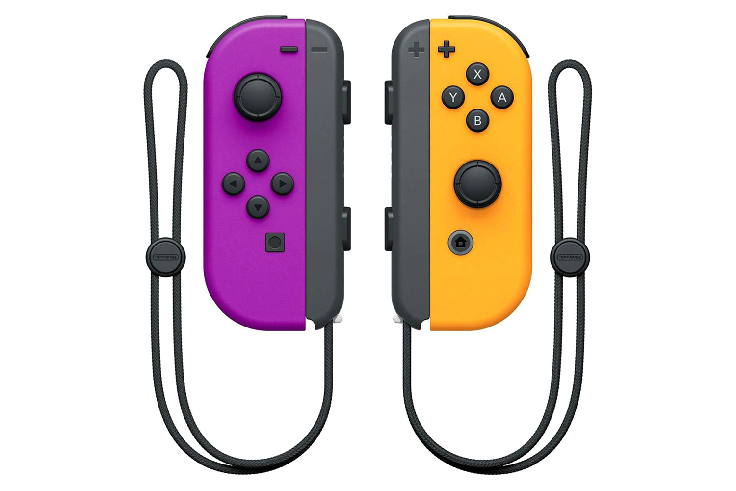 Nintendo Switch Joy-Con Controller Pair | Neon Purple/Orange