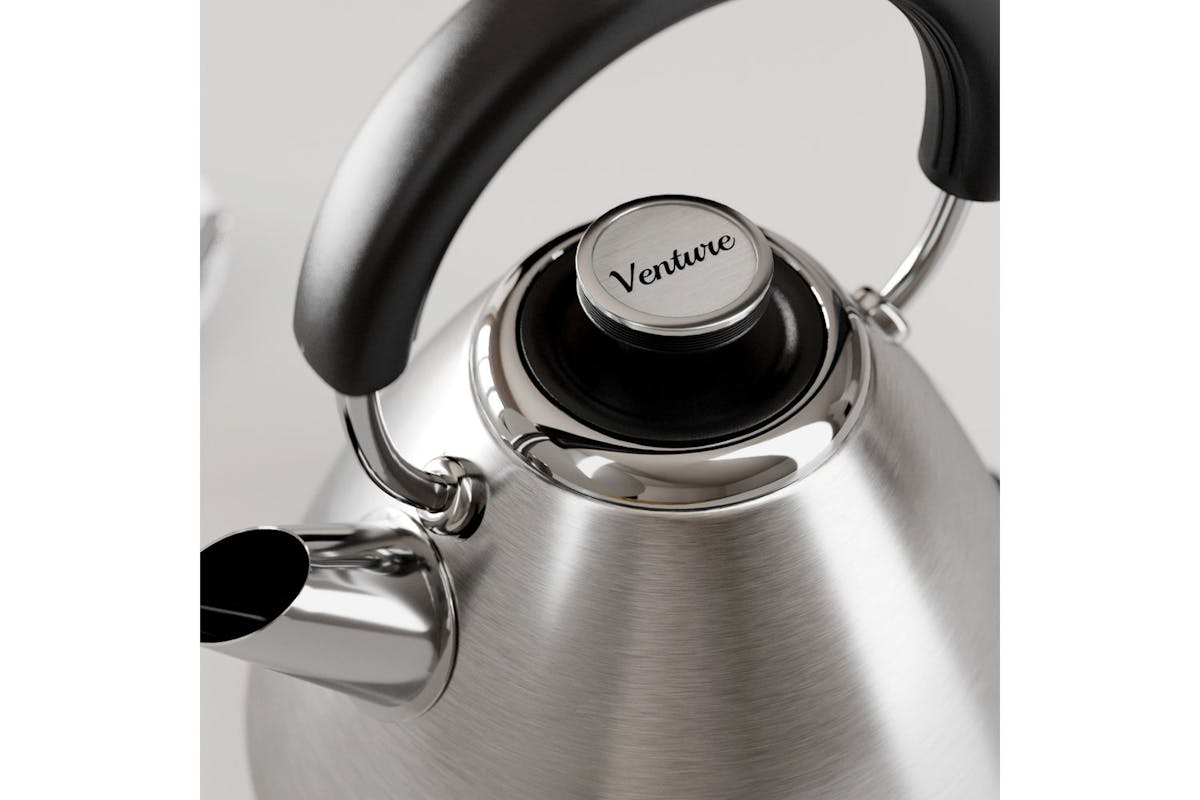 Morphy Richards 1.5L Venture Pyramid Kettle | Silver |100130-3