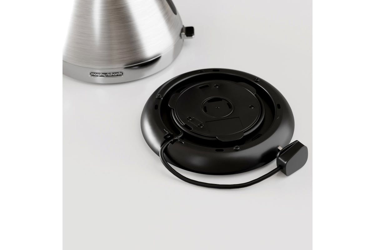Morphy Richards 1.5L Venture Pyramid Kettle | Silver |100130-6