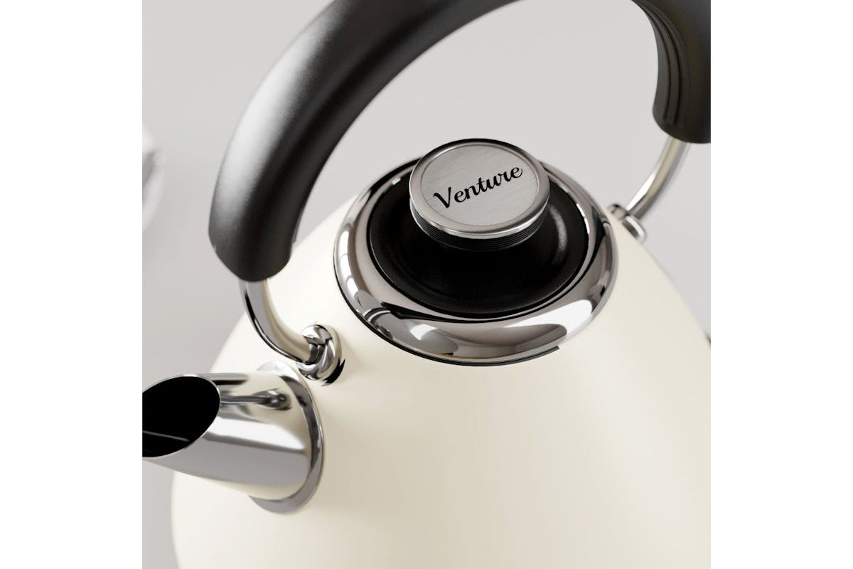 Morphy Richards 1.5L Venture Pyramid Kettle | Cream | 100132-3