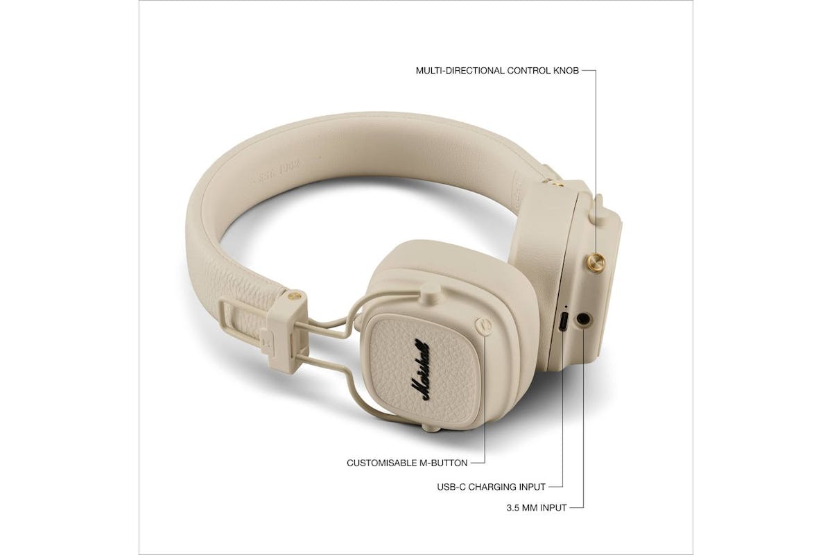 Marshall | Major V Bluetooth Cream | Headphones | 1006833-6