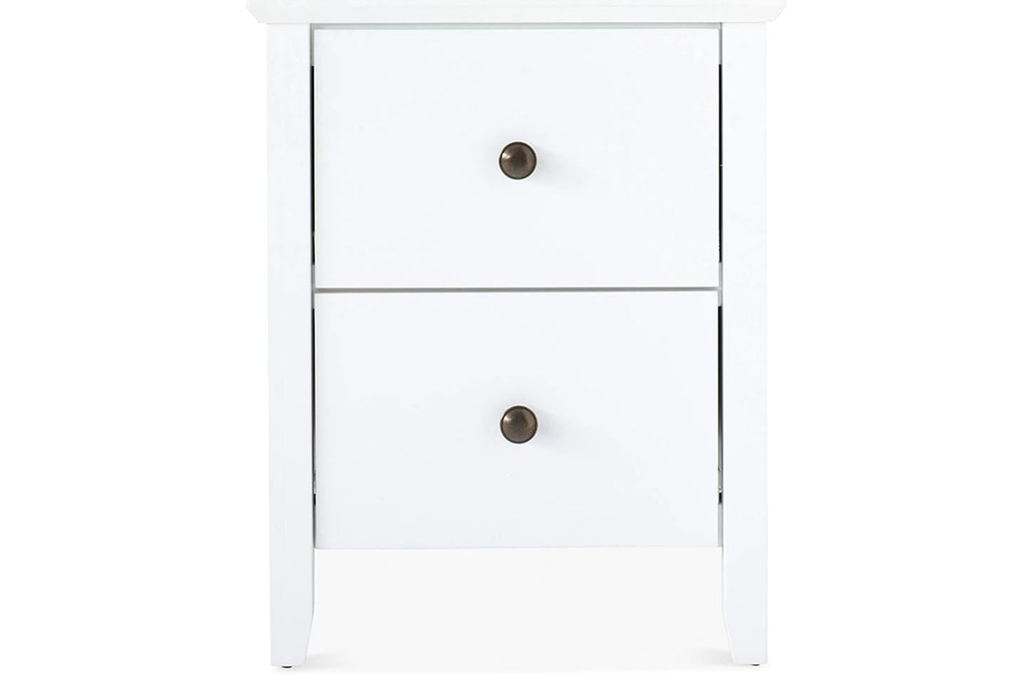 Ezra Bedside Locker | 2 Drawer | White