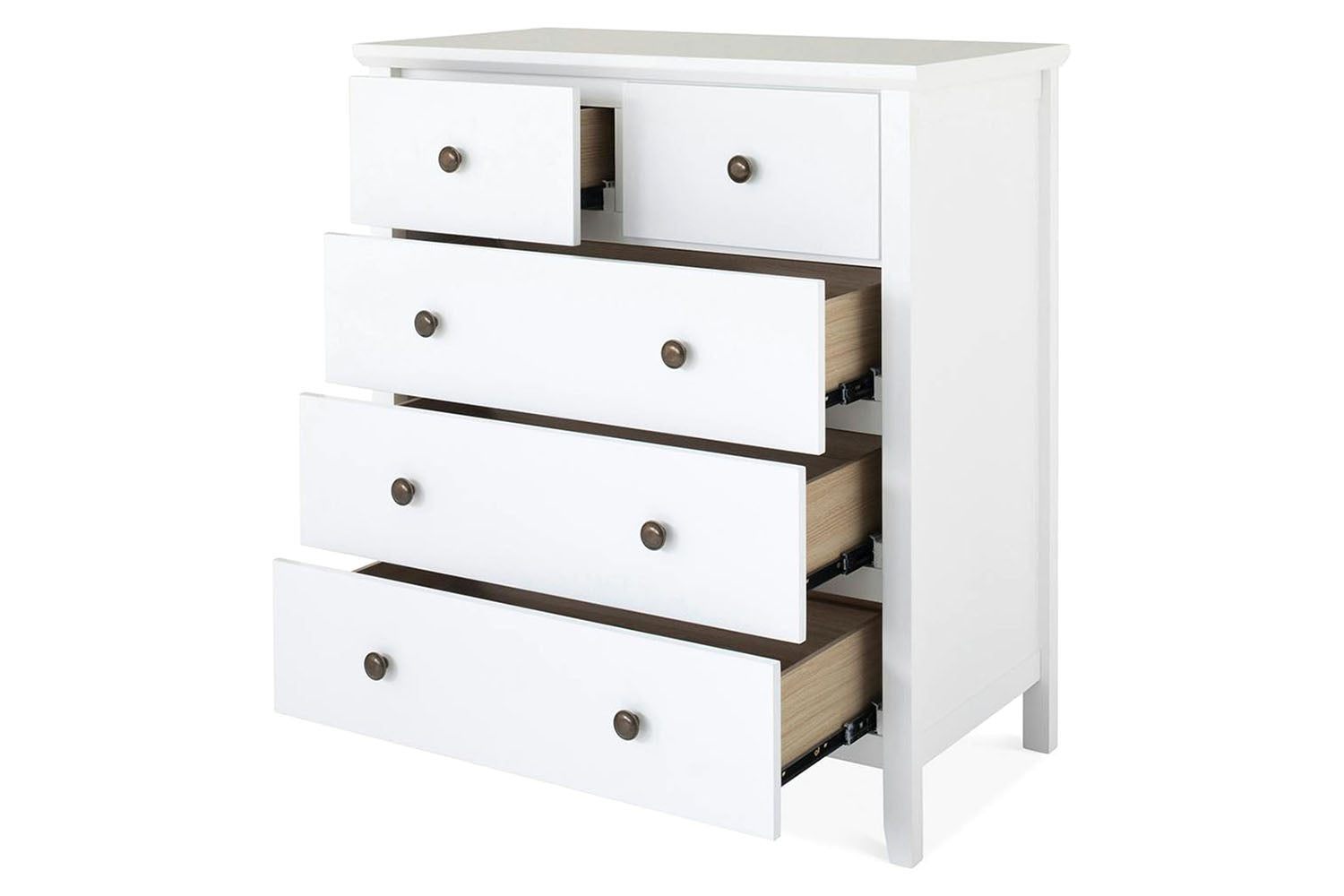 Ezra Chest Of Drawer | 5 Drawer | White-4