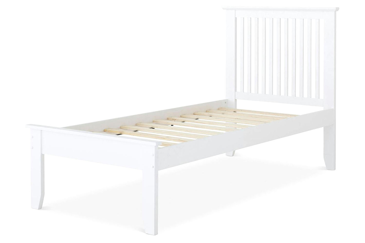 Ezra Bed Frame | Single | 3ft | White-4