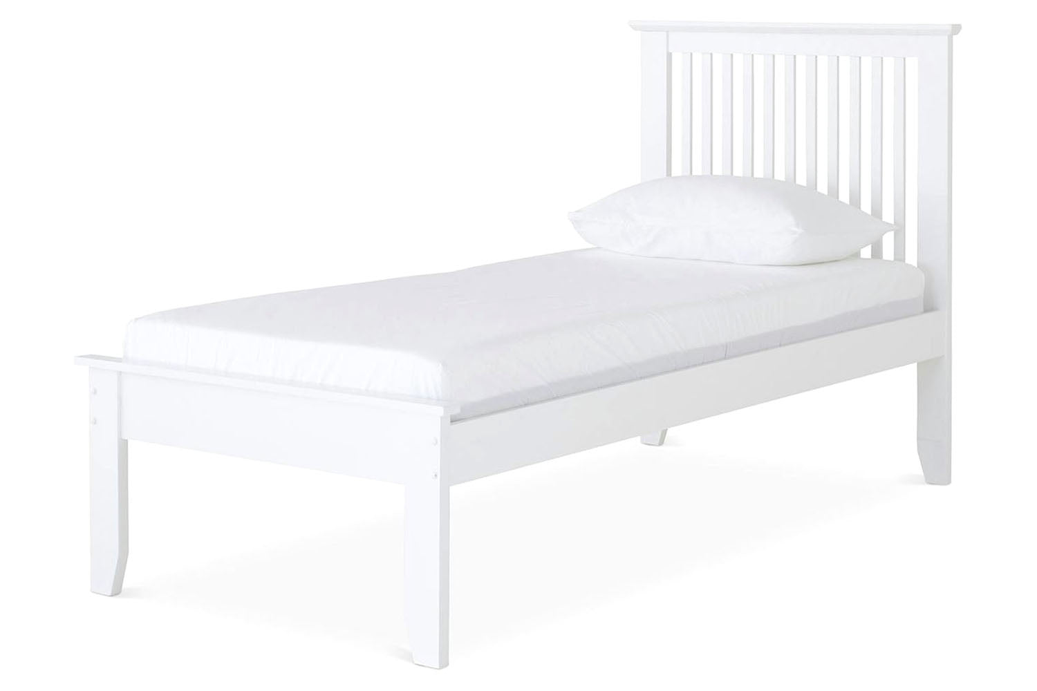 Ezra Bed Frame | Single | 3ft | White-2