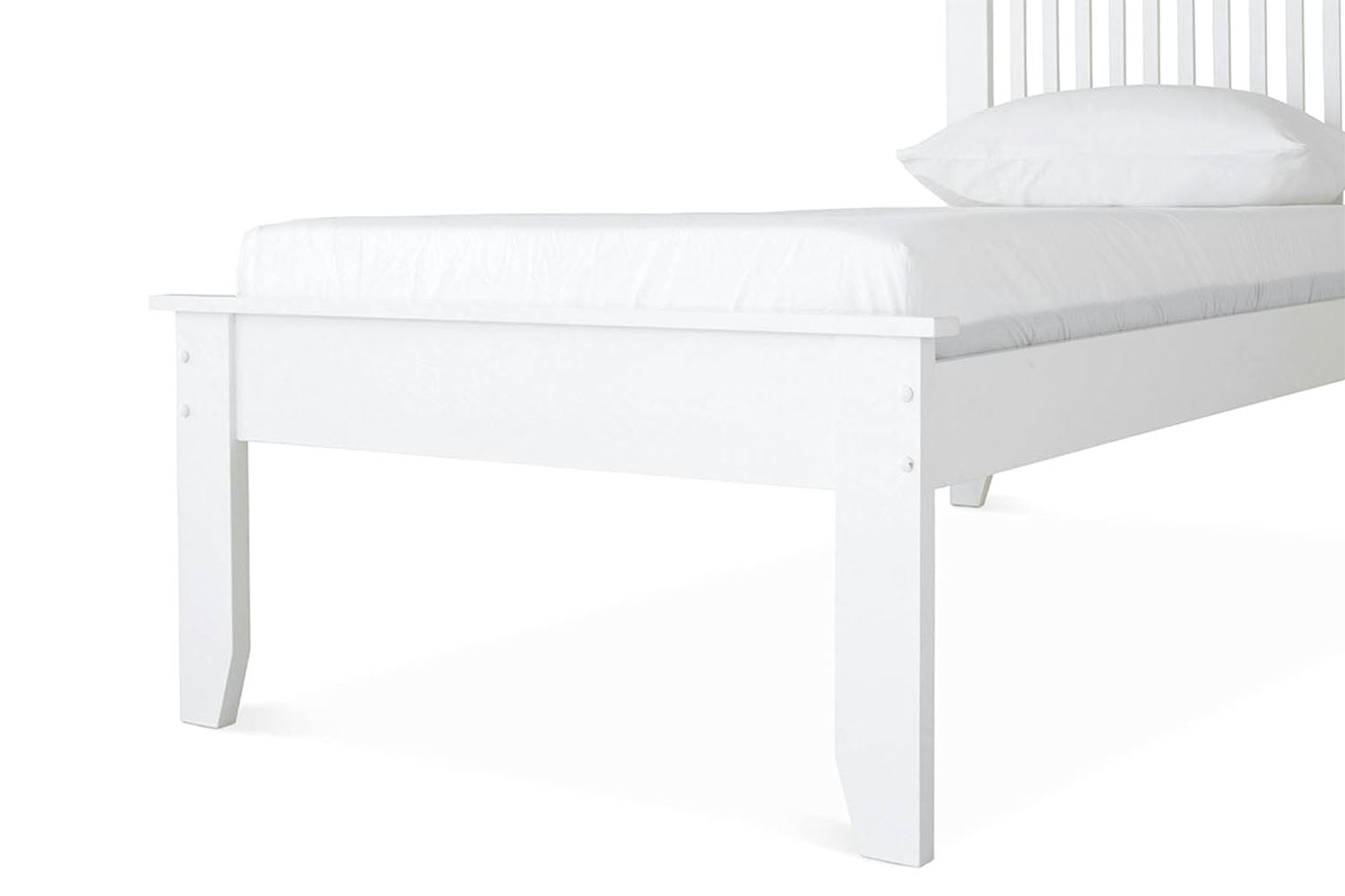 Ezra Bed Frame | Single | 3ft | White-5