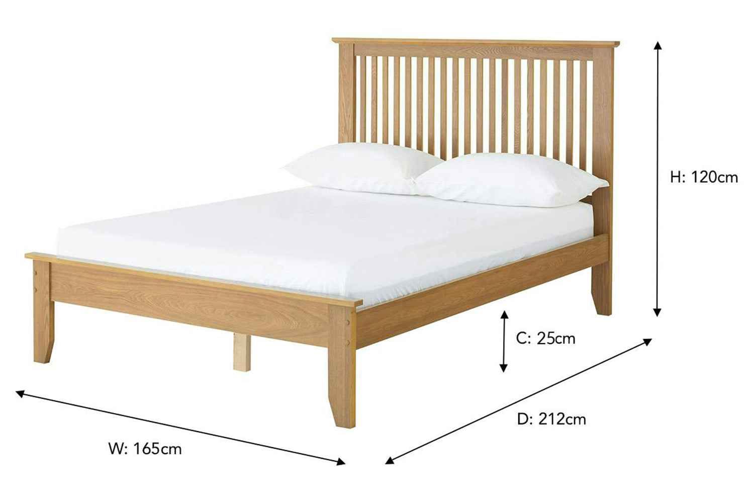 Ezra Bed Frame | King | 5ft | Ash-3