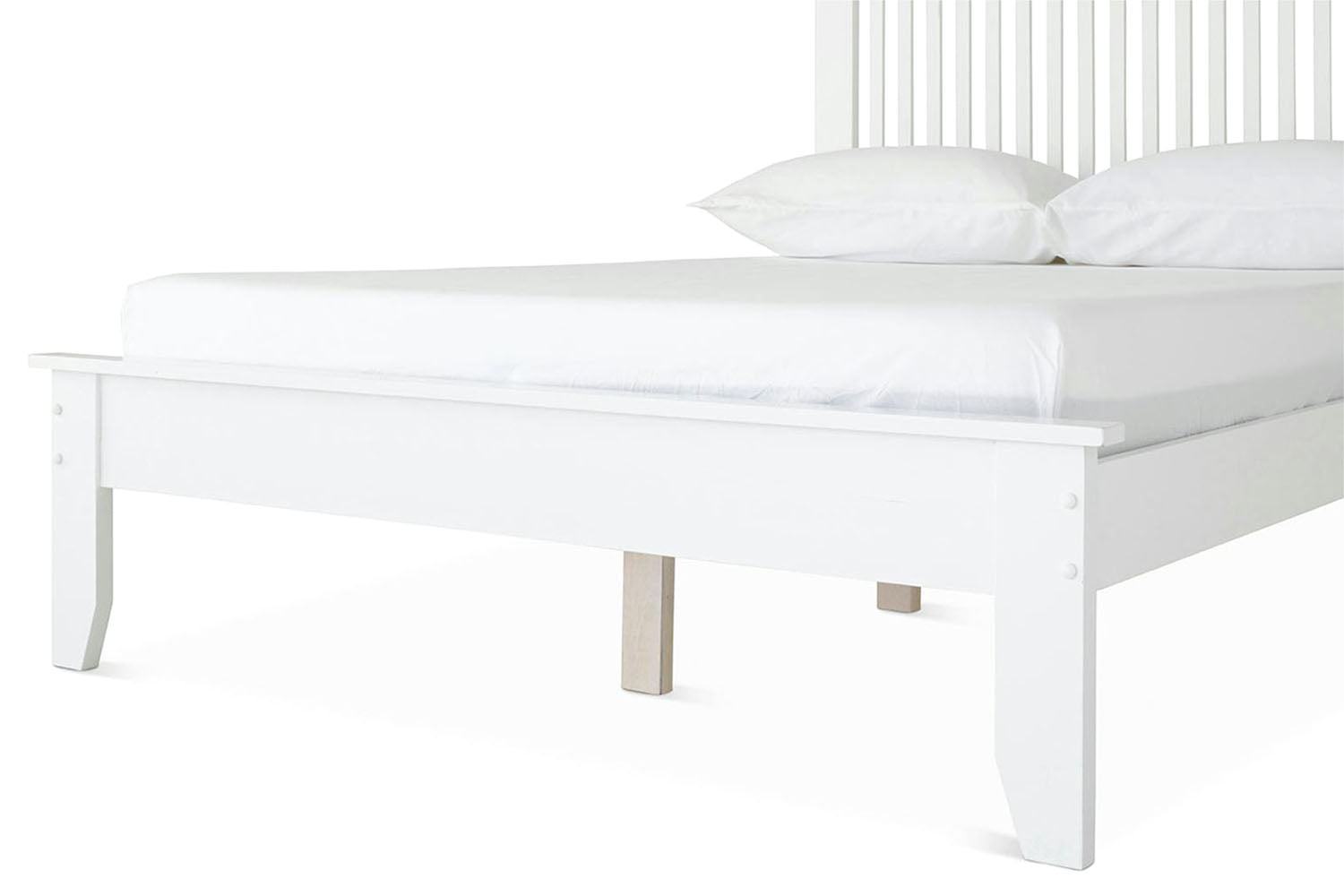 Ezra Bed Frame | King | 5ft | White-5