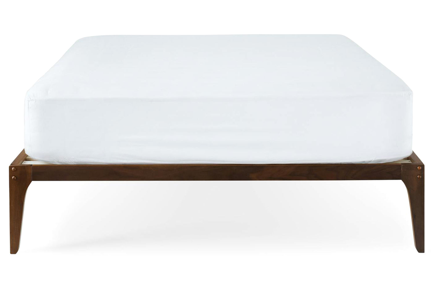 Samuel Bed Frame | Small Double | 4ft | Walnut Effect-2