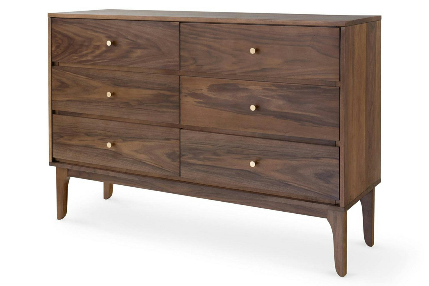 Samuel Dresser | 6 Drawer | Walnut Effect-4