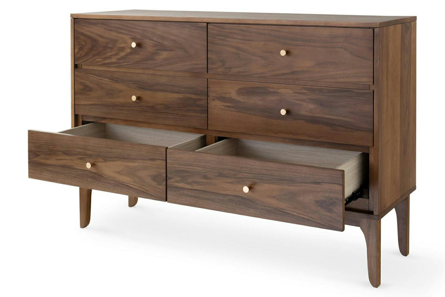 Samuel Dresser | 6 Drawer | Walnut Effect-6
