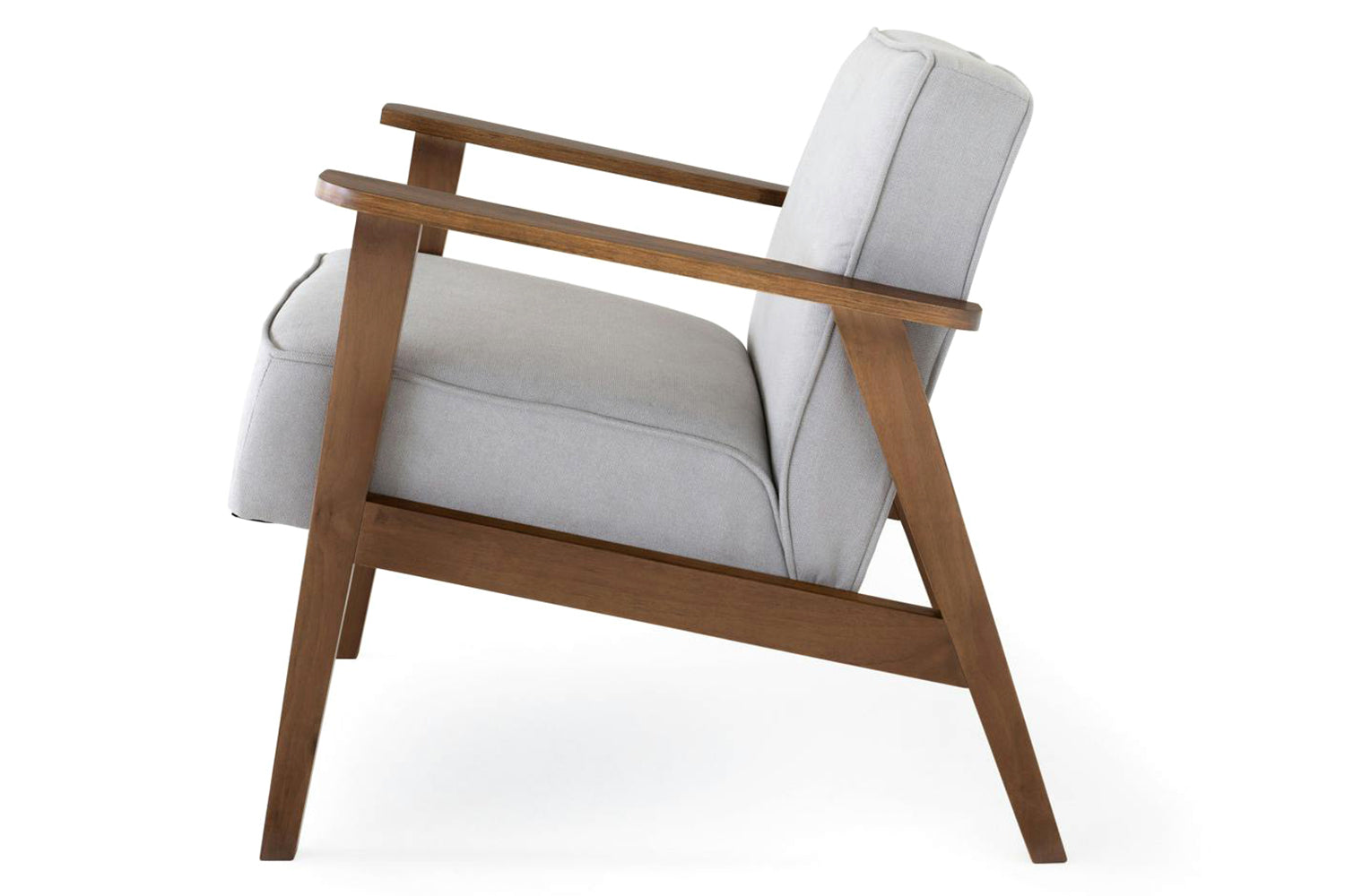 Samuel Accent Chair | Grey/Walnut Effect-3