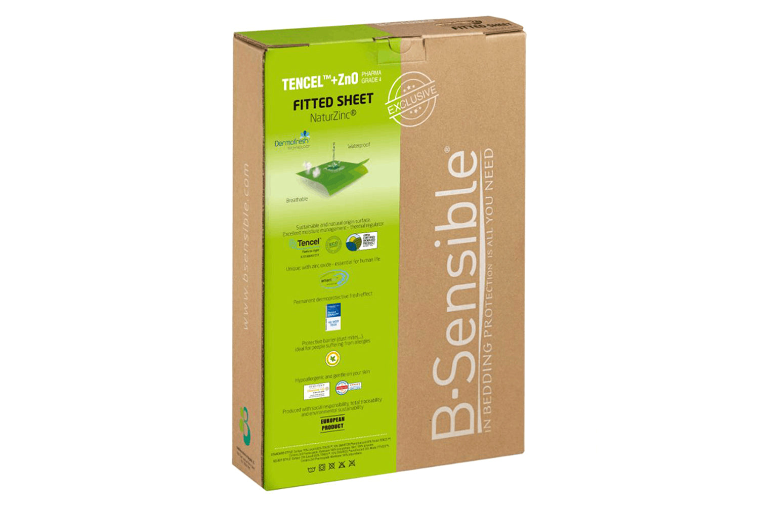 B-Sensible | NaturZinc Mattress Protector | Double-3