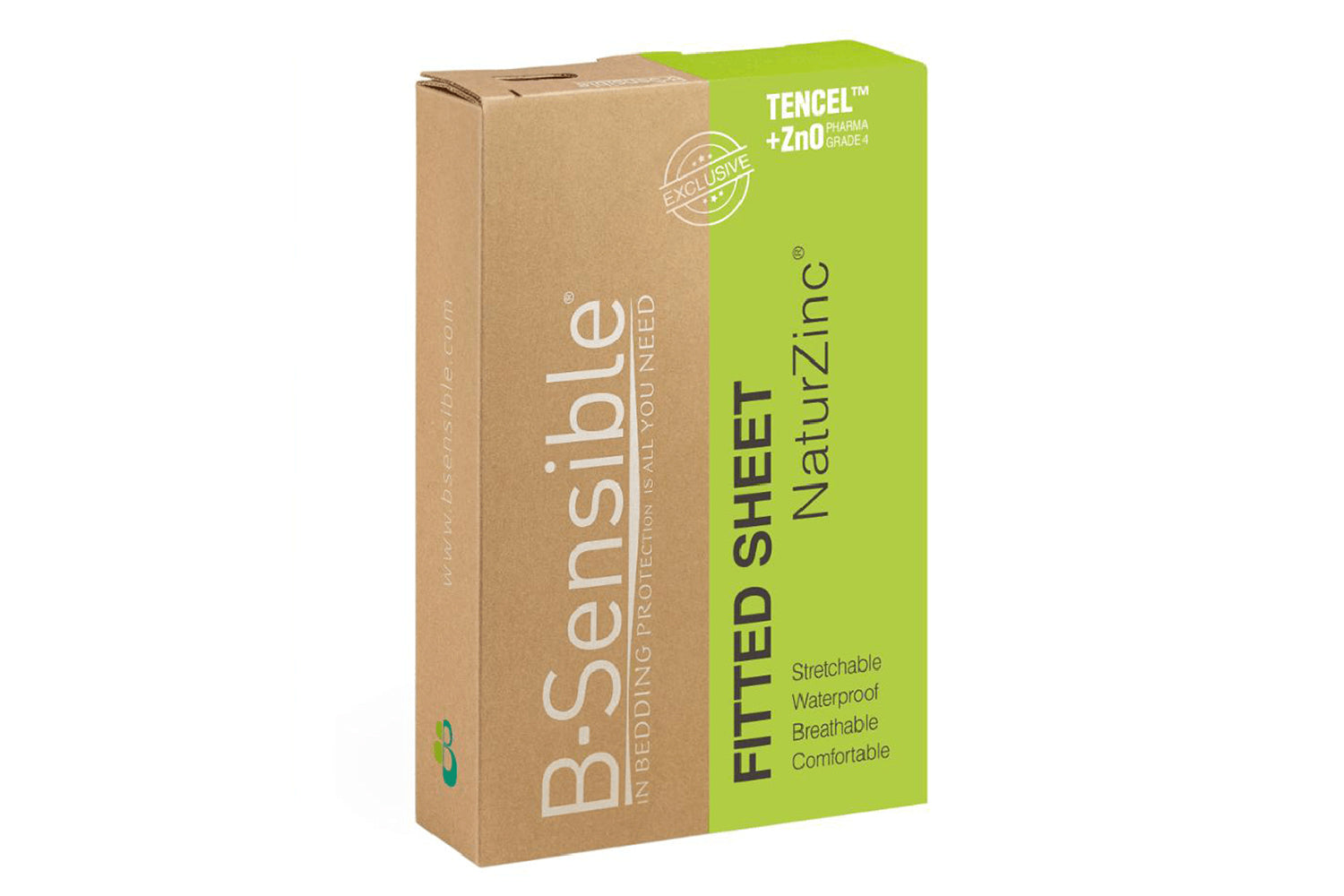 B-Sensible | NaturZinc Mattress Protector | Extra Deep | Single