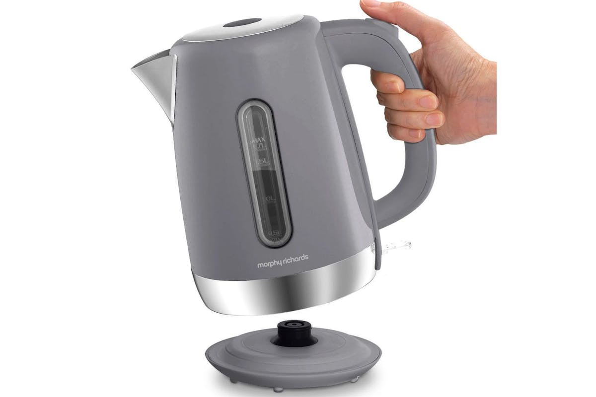 Morphy Richards 1.7L Equip Metallic Kettle | Grey | 102787-2