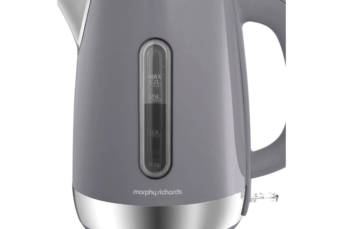 Morphy Richards 1.7L Equip Metallic Kettle | Grey | 102787-4