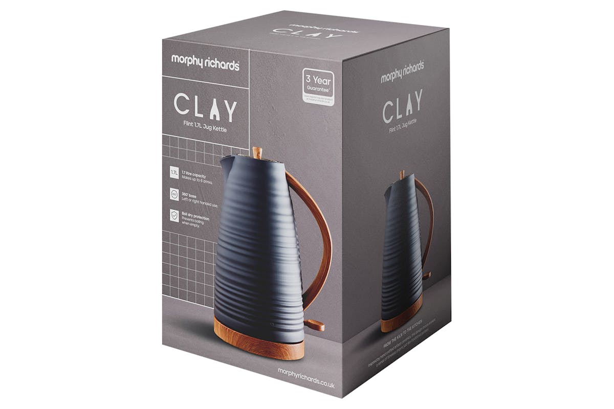 Morphy Richards Clay 1.7L Jug Kettle | 103101 | Grey-10