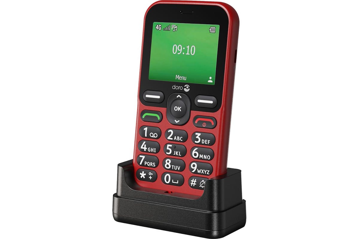 Doro Leva E10 Red Oemsf | Easy-to-use 4g Feature Phone | Red-2
