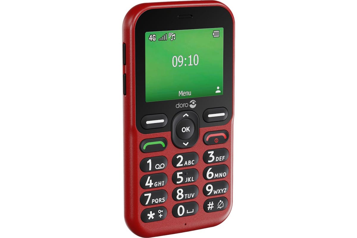 Doro Leva E10 Red Oemsf | Easy-to-use 4g Feature Phone | Red-3