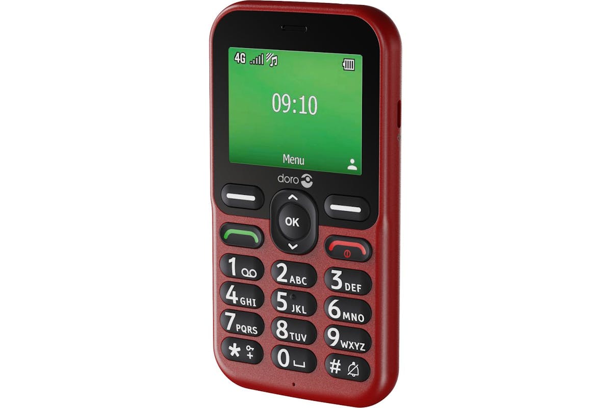 Doro Leva E10 Red Oemsf | Easy-to-use 4g Feature Phone | Red-5