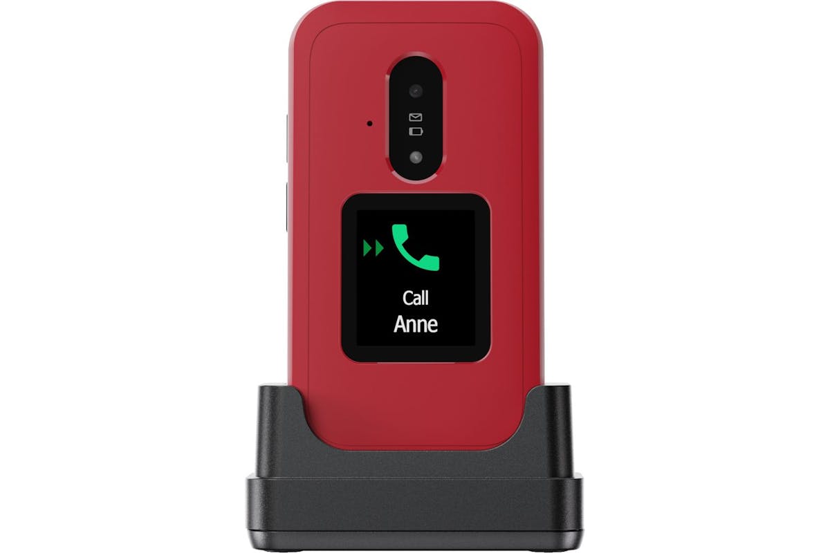 Doro Leva E30 Rdwh Oemsf | Mobile Phone | Large Display | Red & White-4
