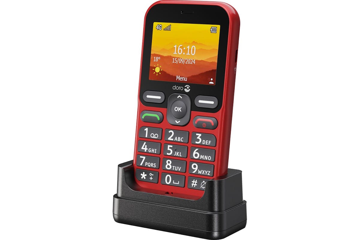Doro Leva L10 Red Oemsf | Basic 4g Bar Phone-3