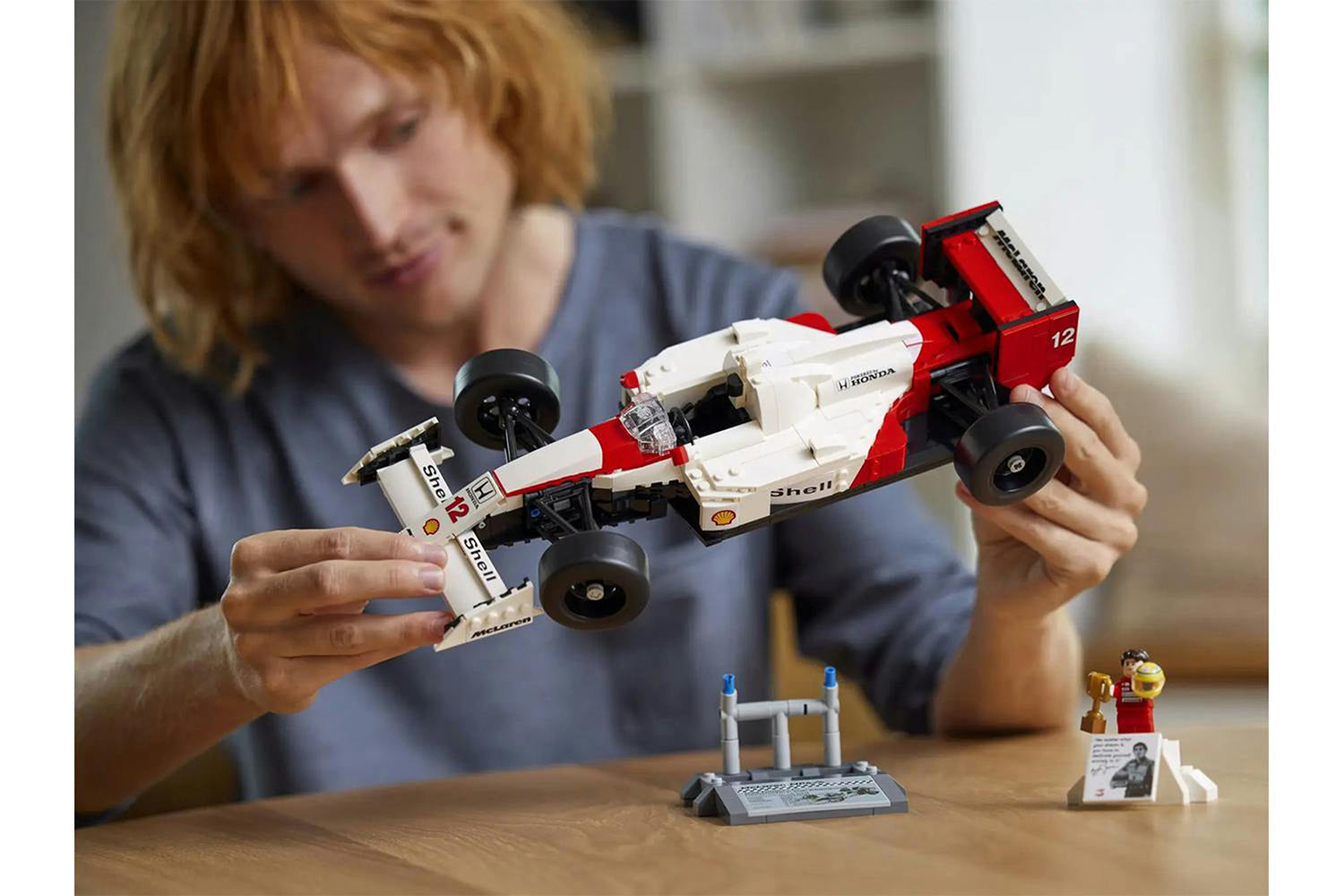 Lego McLaren MP4/4 & Ayrton Senna Building  Toys Set-2