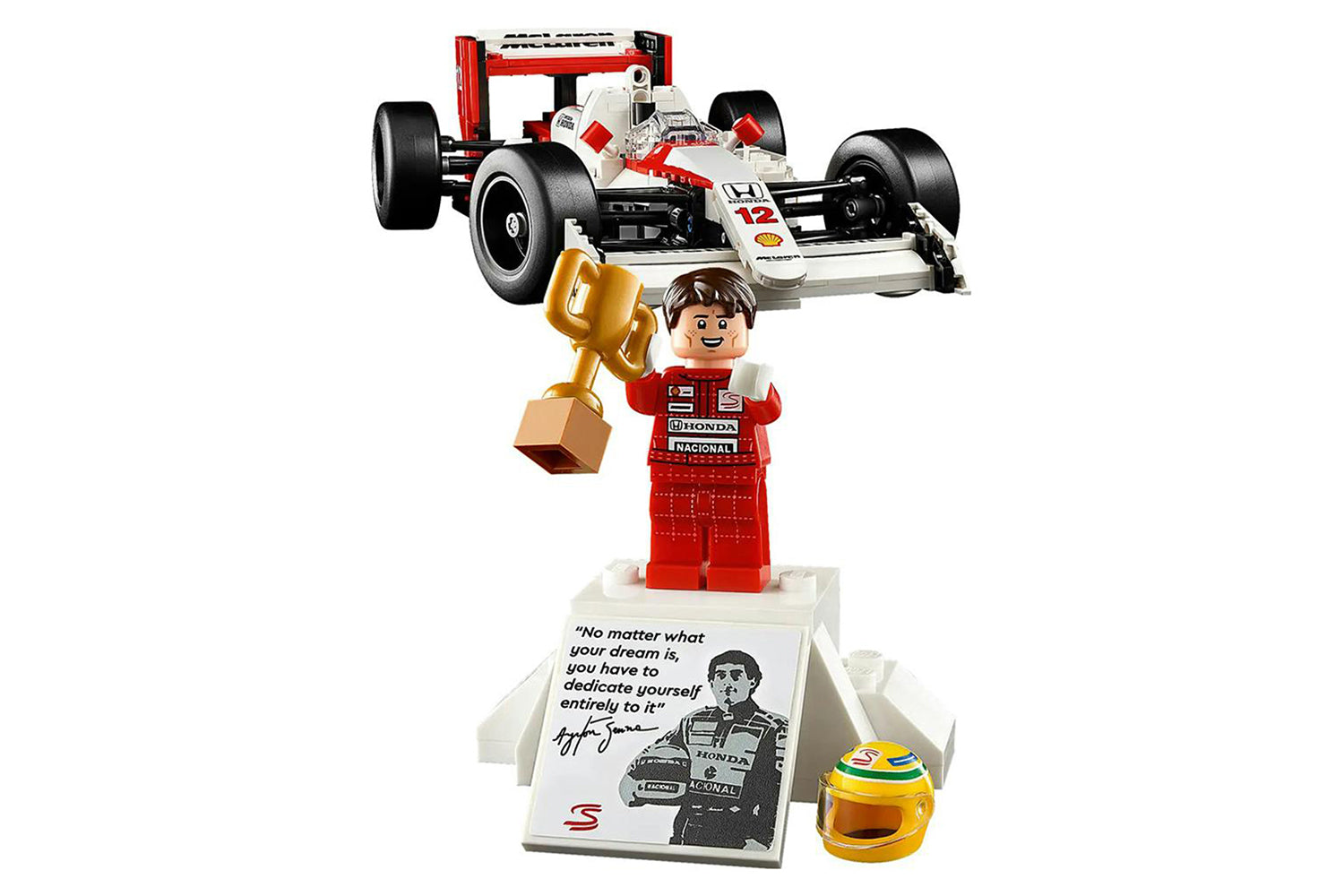 Lego McLaren MP4/4 & Ayrton Senna Building  Toys Set-3